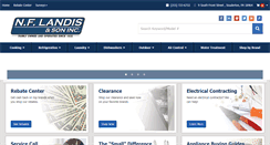 Desktop Screenshot of nflandisappliances.com